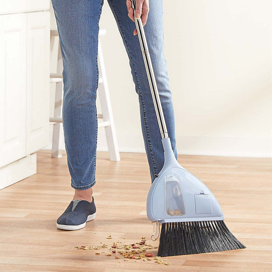 Smart Cordless 2‑in‑1 Floor Sweeper with Built‑In Vacuum