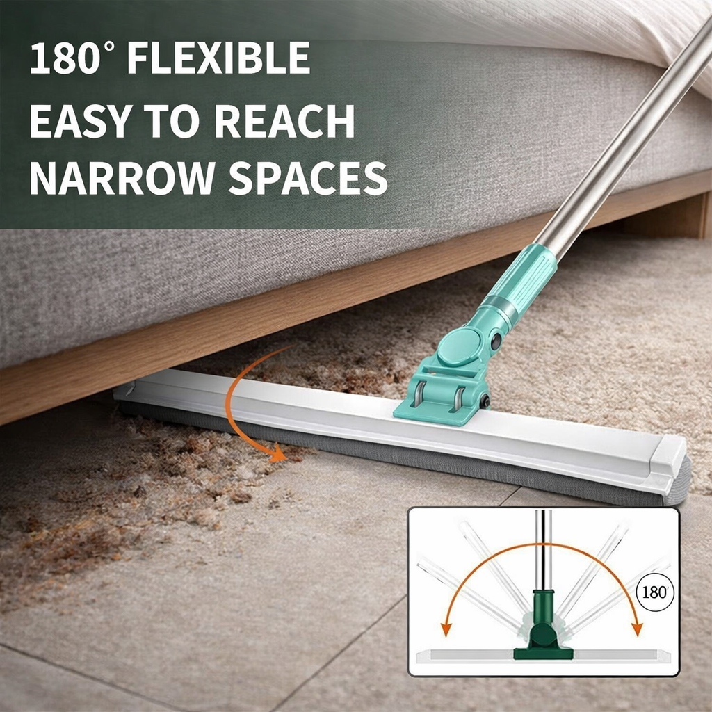 180° Rotatable Wiper with Telescopic Handle – Stainless Steel