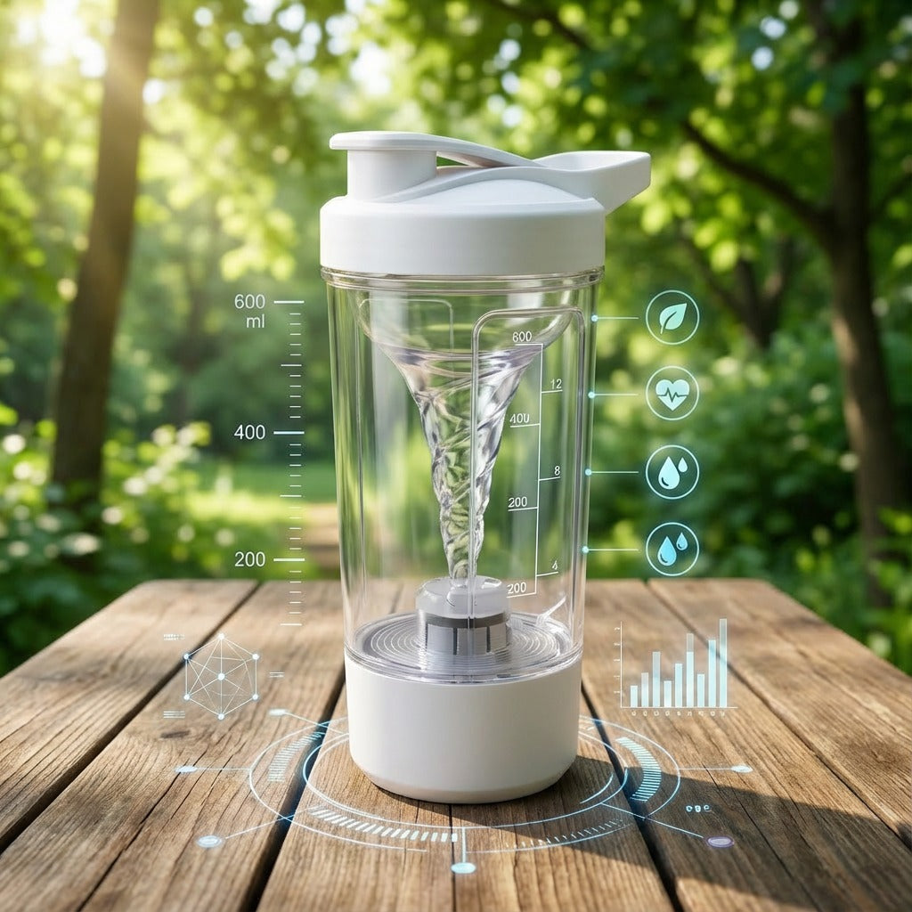 Portable Electric Protein Shaker Bottle USB Rechargeable